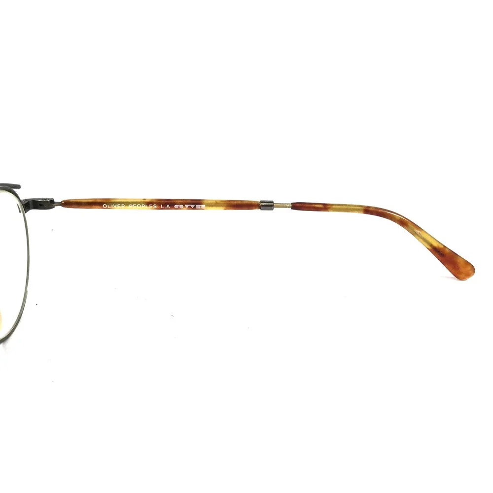 Vintage Oliver Peoples Eyeglasses Frames OP-6 AG/YBR Antique Gold 45-20-140
